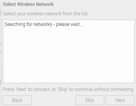 rpi os configure wireless network.