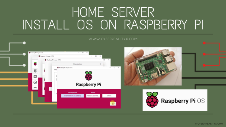 Home Server Install OS on Raspberry Pi