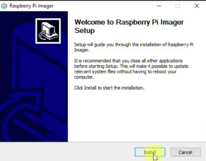  Install Raspberry Pi Imager